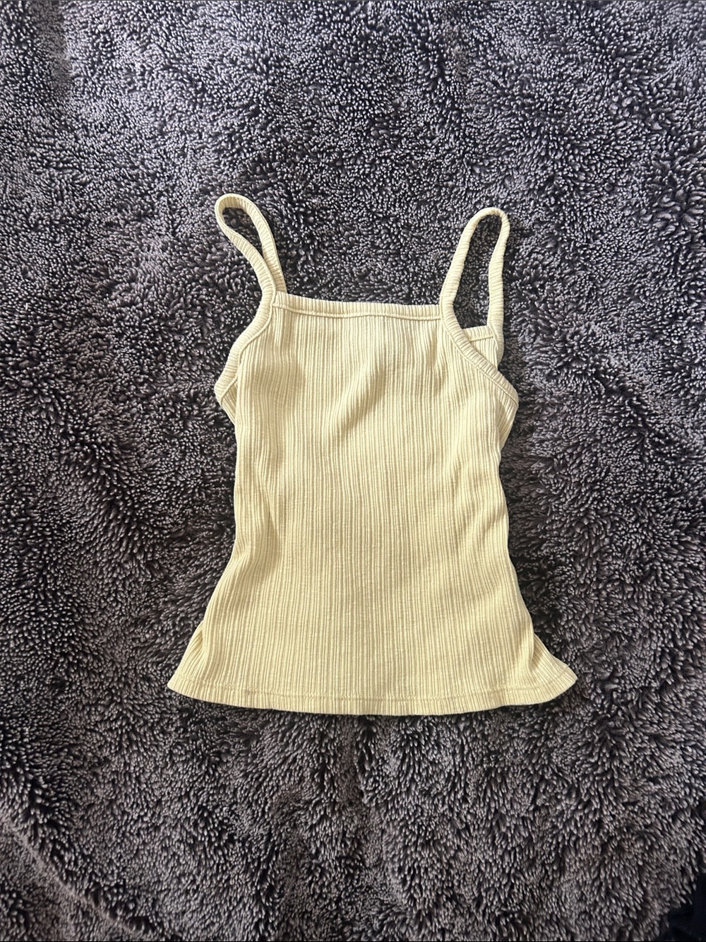 Old Navy Ribbed Spaghetti Strap Camisole - bright yellow